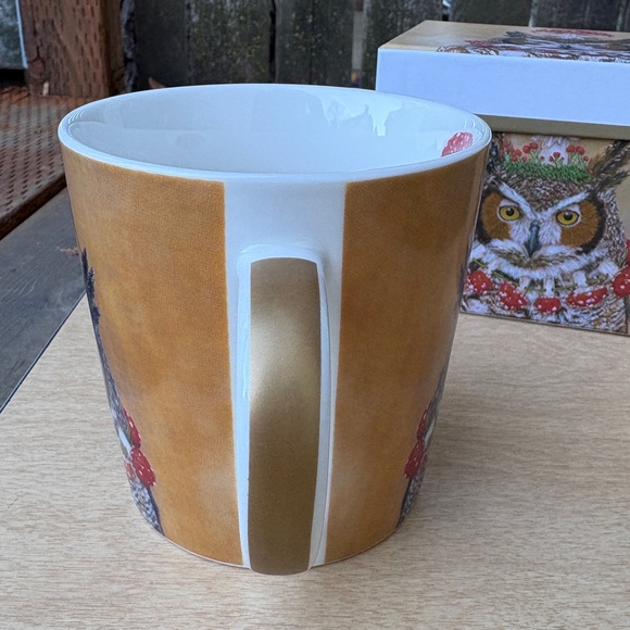 PaperProducts Design Vicki Sawyer Pageant Queen Owl and Mushroom Mug w/ Box - Picture 2 of 13
